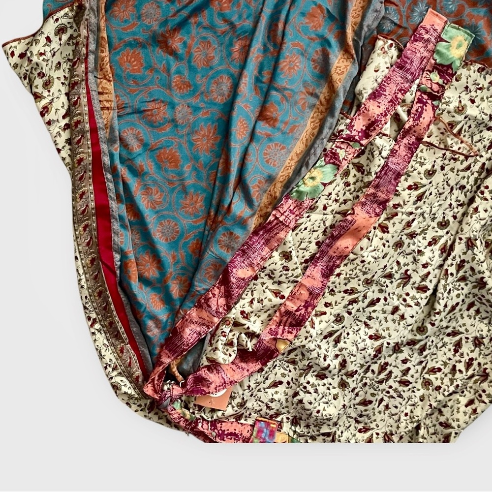 🆕NWT Karma Nepal Crafts reversible Saree - Picture 10 of 16